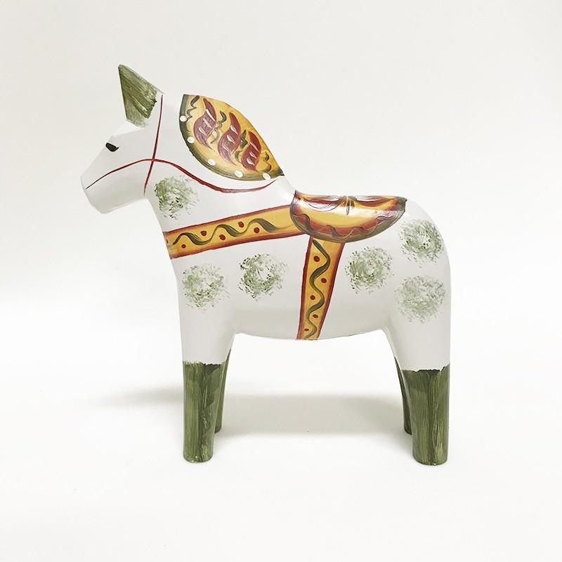 ダーラナホース アンティークインスパイアード 17cm グリーン