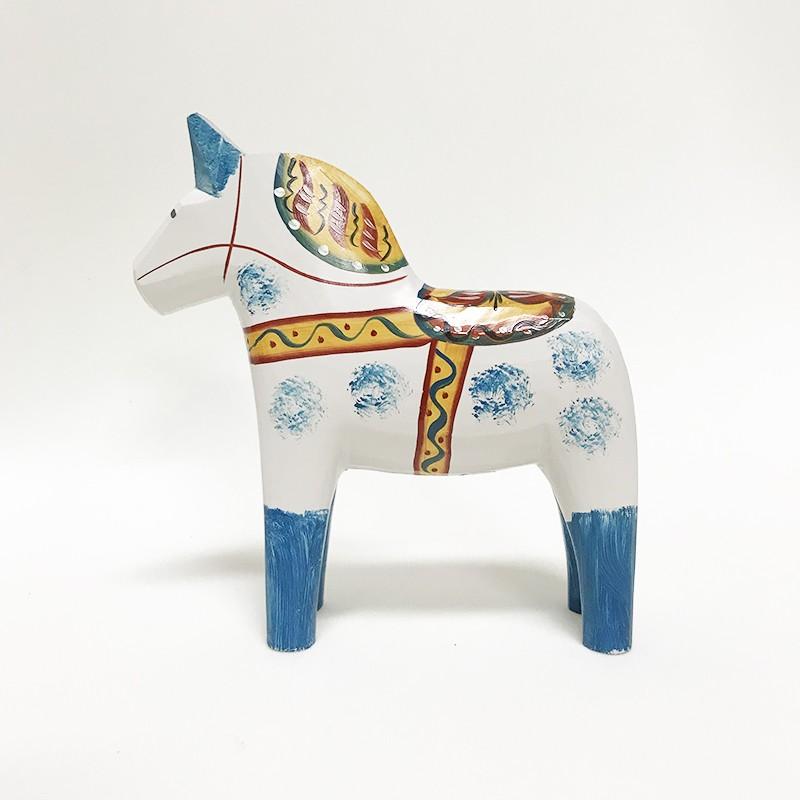 アンティークの陶製ダーラナホース アンティークの陶製ダーラナホース