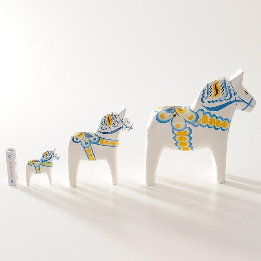 ダーラナホース 15cm スウェーデンホワイト Grannas グラナス