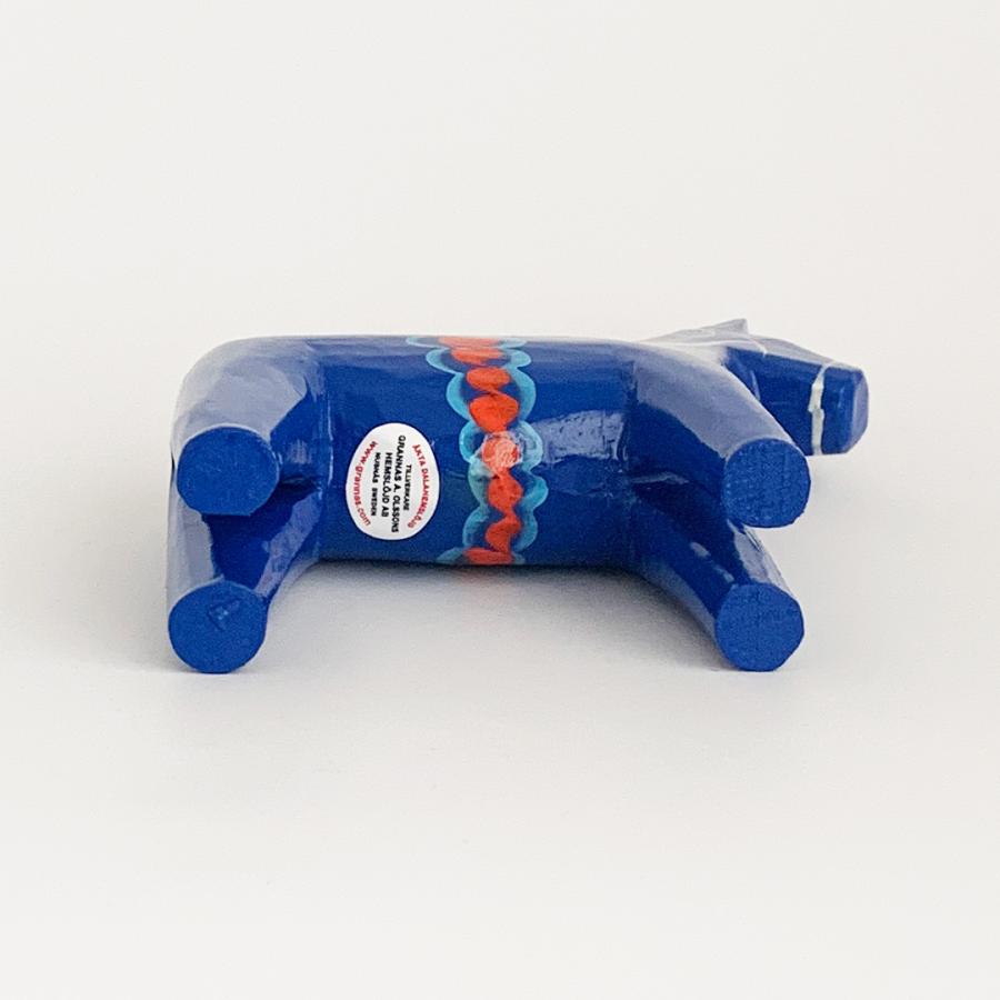 ダーラナホース 13cm ブルー Grannas グラナス : 北欧雑貨のLiLiCoCo