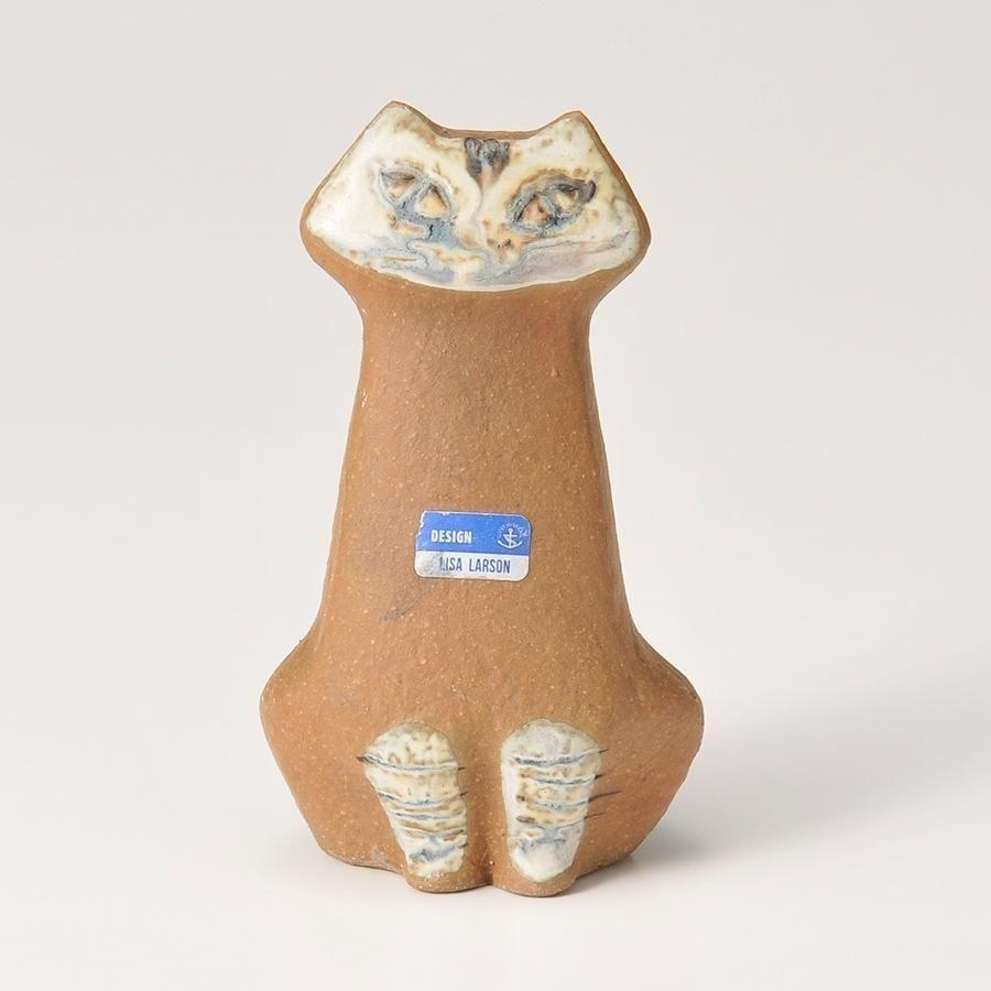 ヴィンテージオブジェ Lisa Larson Katt（お座りした猫） リサ