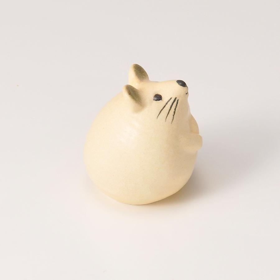 オブジェ Lisa Larson ねずみ Mouse（マウス／ホワイト） リサ