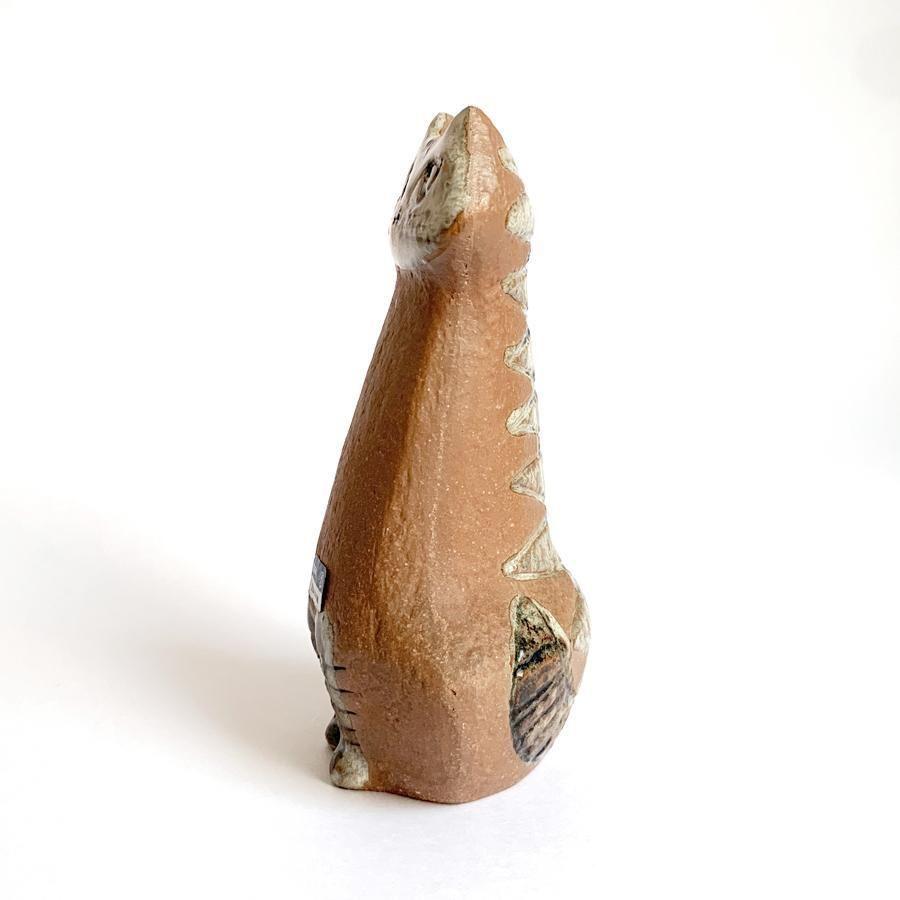 リサラーソン LILLA ZOO Katt お座りした猫　ヴィンテージ　置物 ヴィンテージオブジェ Lisa Larson Katt（お座りした猫） リサ