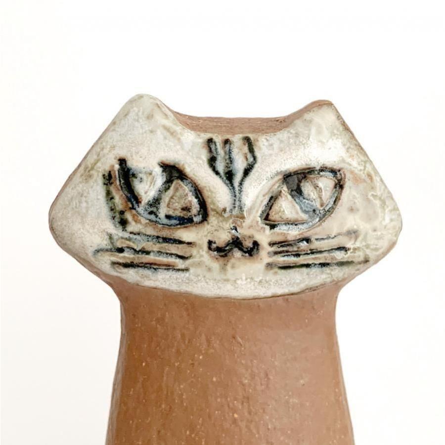 ヴィンテージオブジェ Lisa Larson Katt（お座りした猫） リサ