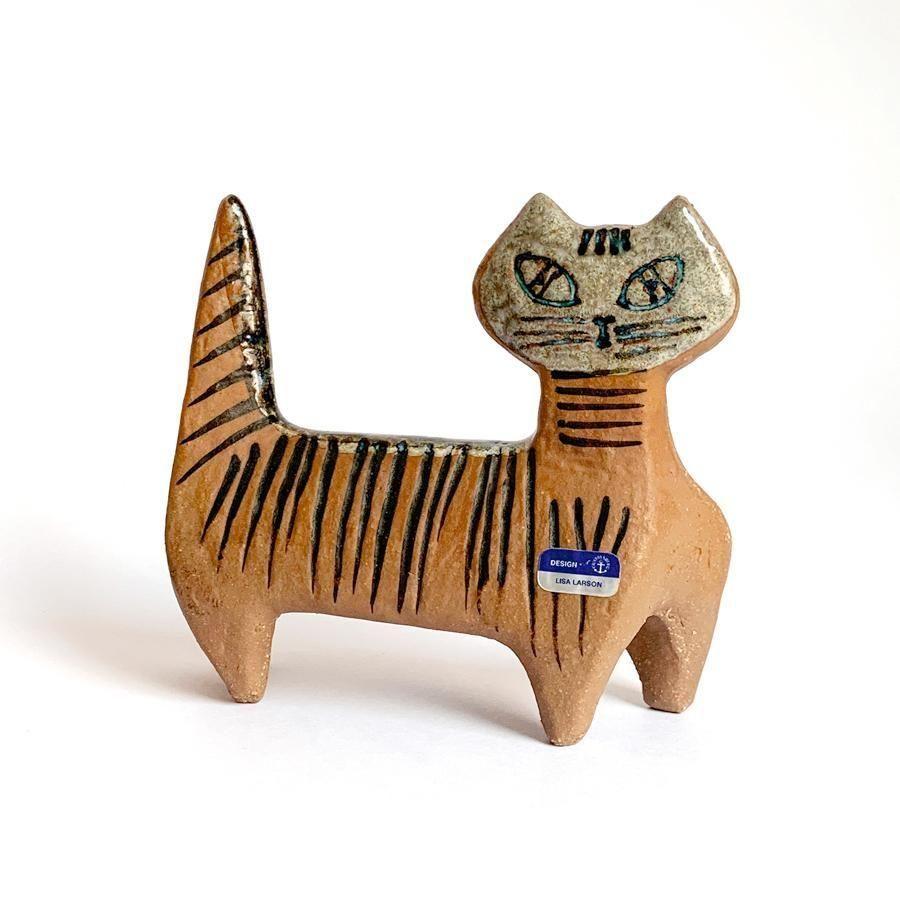 ヴィンテージオブジェ Lisa Larson Katt（4本脚で立つ猫） リサ