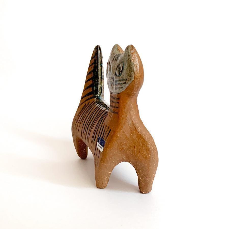 ヴィンテージオブジェ Lisa Larson Katt（4本脚で立つ猫） リサ