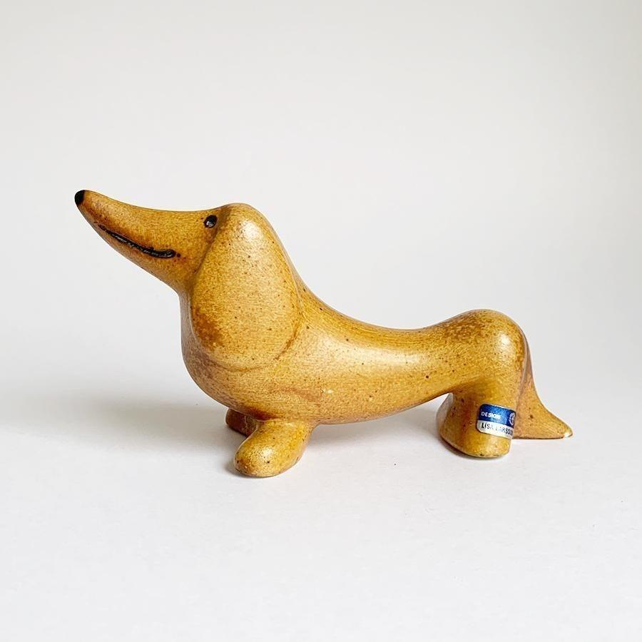 ヴィンテージオブジェ Lisa Larson TAX（ダックスフンド） リサ