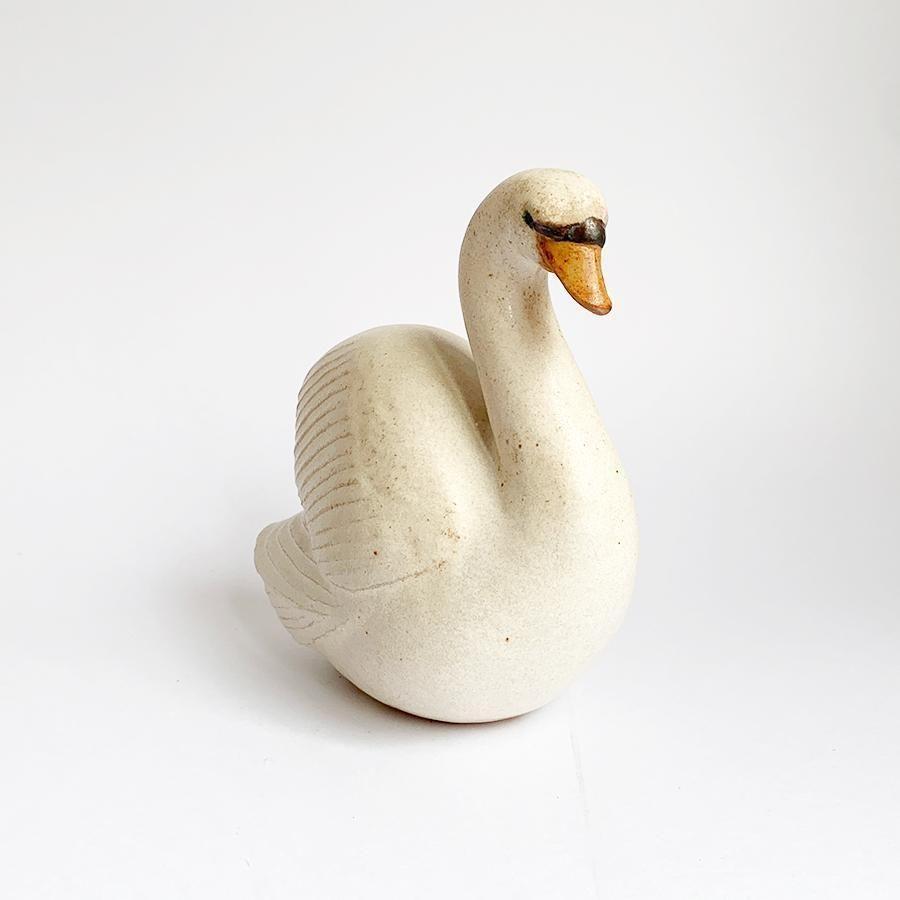 ヴィンテージオブジェ Lisa Larson 白鳥 リサ・ラーソン スワン SVAN