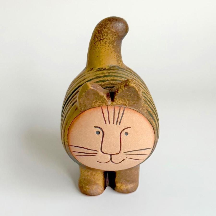オブジェ Lisa Larson DIECI CAT ディエチ キャット／ブラウン リサ
