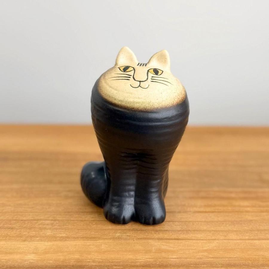  マヤ MAYA　ティートリオ1客セット　北欧ヴィンテージ オブジェ Lisa Larson Cat Maya Black キャット マヤ ブラック リサ