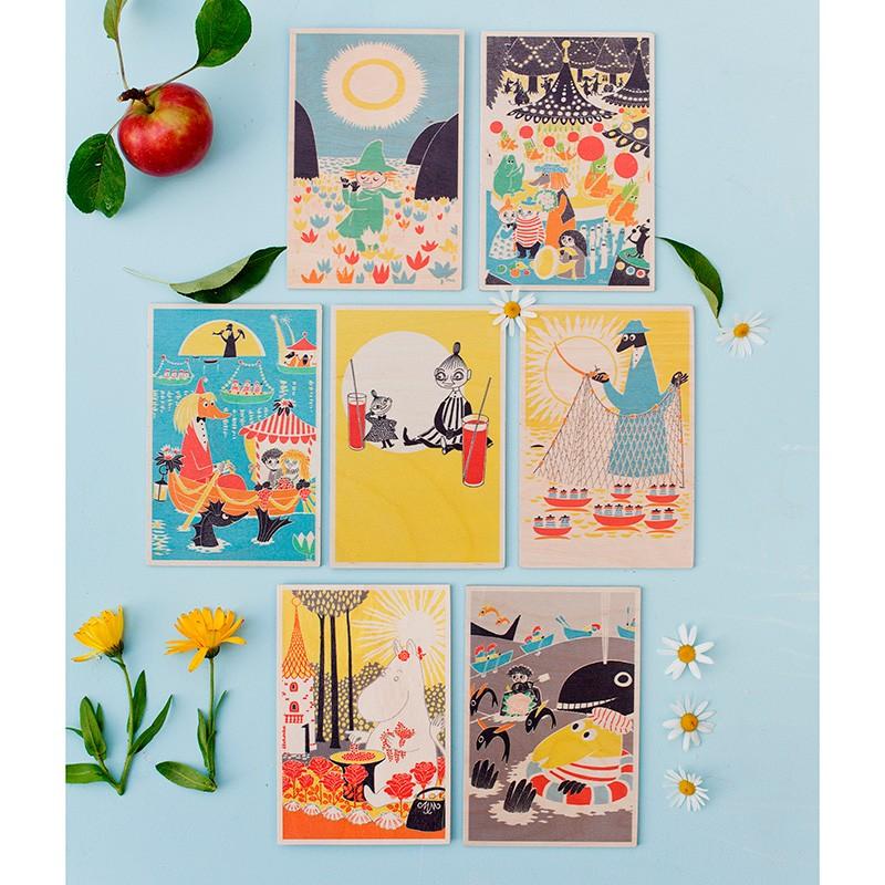 木のはがき ムーミン ウェディング 木製ポストカード クリックポスト配送可 北欧 60408 北欧雑貨のlilicoco Yahoo 店 通販 Yahoo ショッピング