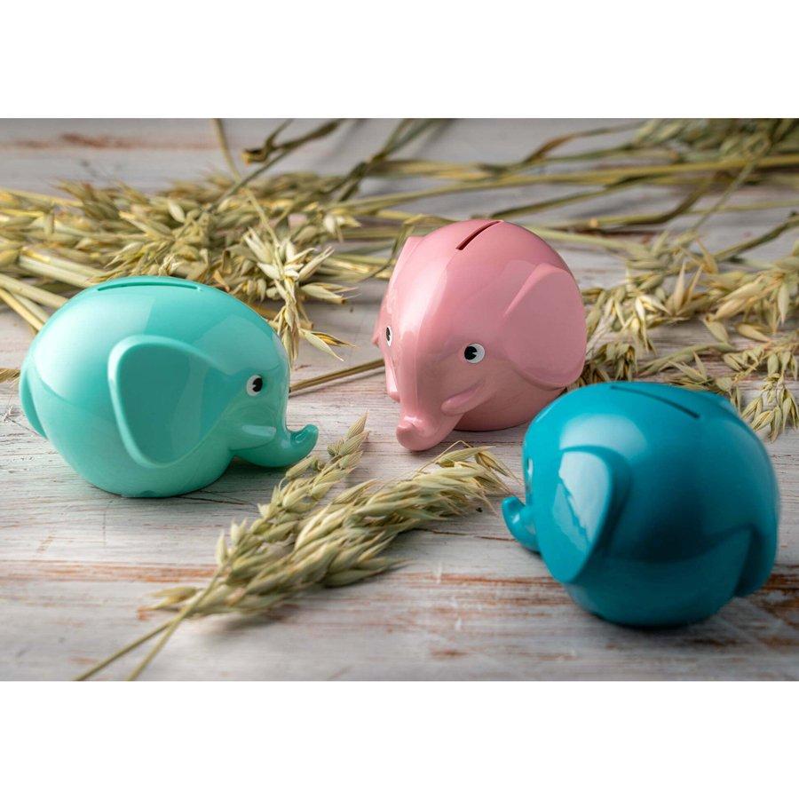 エレファントバンクS ブルー 貯金箱 fantti ファンティ Elephant Money
