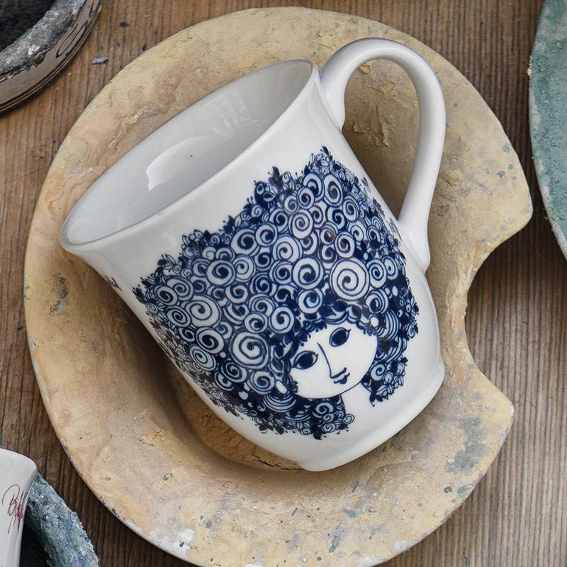 BJORN WIINBLAD ビヨン・ヴィンブラッド マグカップ ブルー 北欧