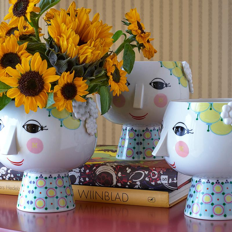 フラワーポット EVA エヴァ イエロー BJORN WIINBLAD ビヨン・ヴィン