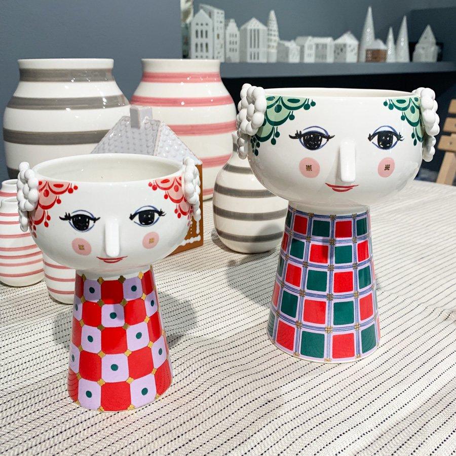 フラワーベース EVA エヴァ レッド BJORN WIINBLAD ビヨン・ヴィン