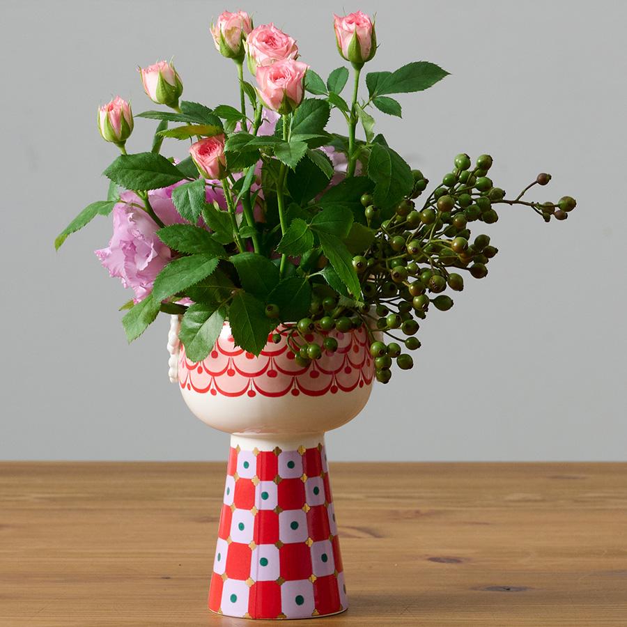 ビヨン・ヴィンブラッド エヴァ ベース 23cm ピンクベース 花瓶 楽天市場】花瓶 エヴァ フラワーベース 北欧 23cm【Eva Vase