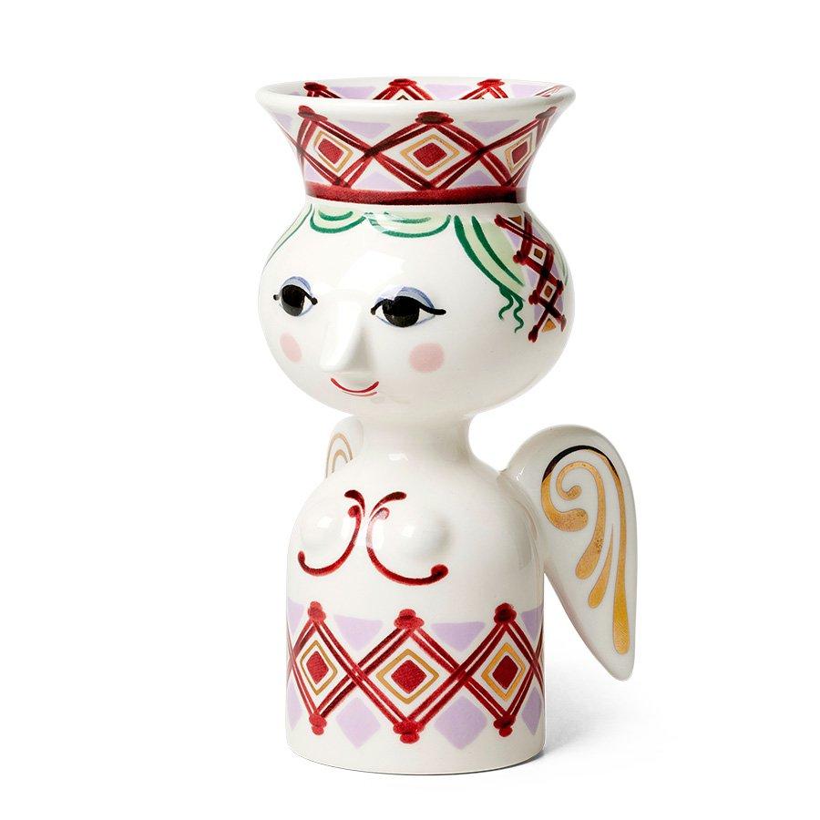 リチャードジノリ 磁器製キャンドルホルダー レッド・ファニチャー