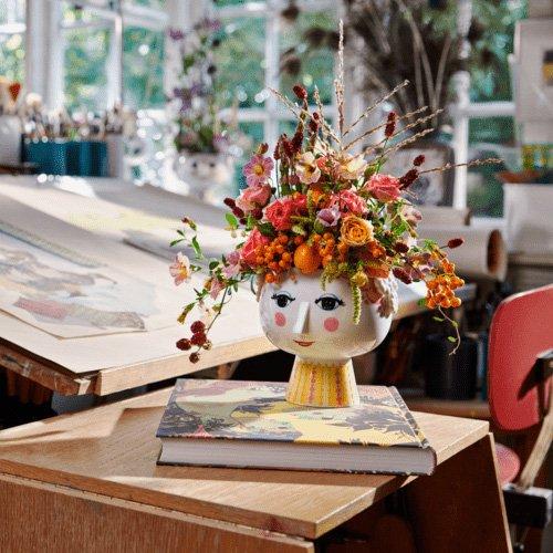 フラワーポット EVA エヴァ ピンク BJORN WIINBLAD（ビヨン・ヴィン