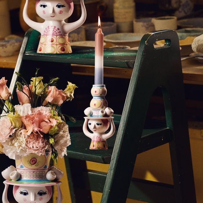 キャンドルホルダー/フラワーベース Lady with Hat レディウィズハット