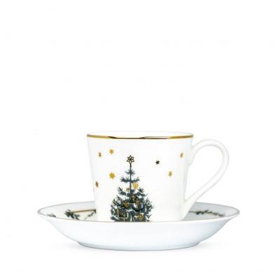 クリスマスカップ&ソーサー Winter Stars ウィンタースターズ Jette