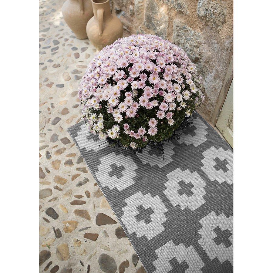 150×70cm プラスチックラグ Flower Stone Brita Sweden ブリタ