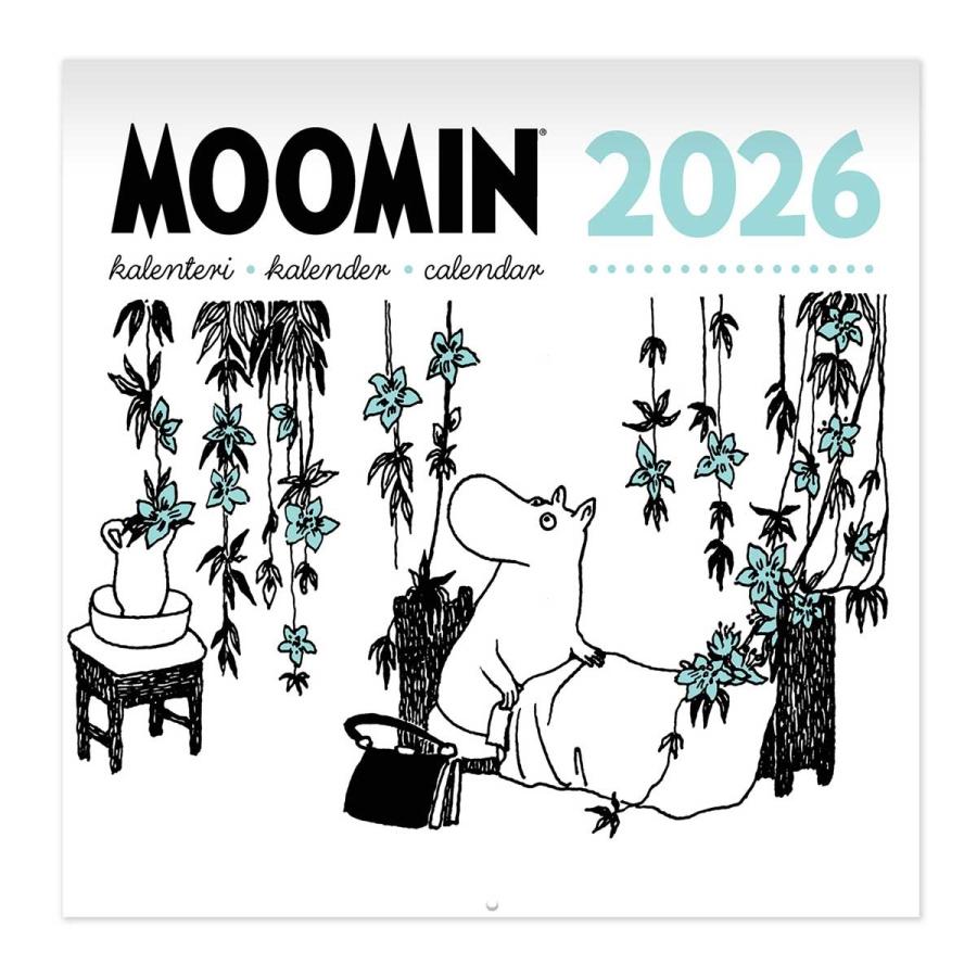 ムーミンカレンダー 2026 約 30×30cm MOOMIN Putinki プティンキ