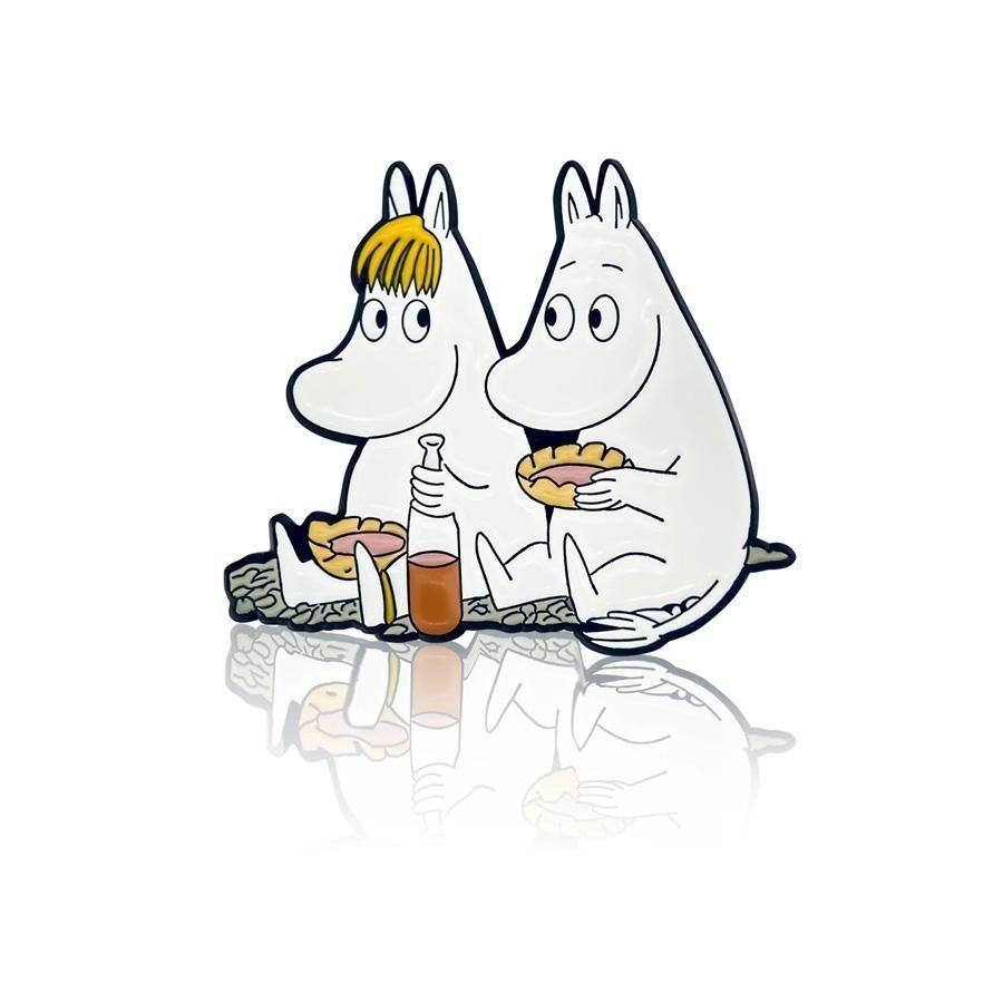 新品　ムーミン　PINBOX ピンバッジ　ムーミン と スノークのおじょうさん ピンバッジ ムーミンとスノークのおじょうさん PINBOX Moomin ネコポス