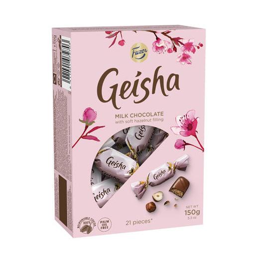 ヘーゼルナッツ&クリスプミルクチョコ ゲイシャ ミルクチョコレート