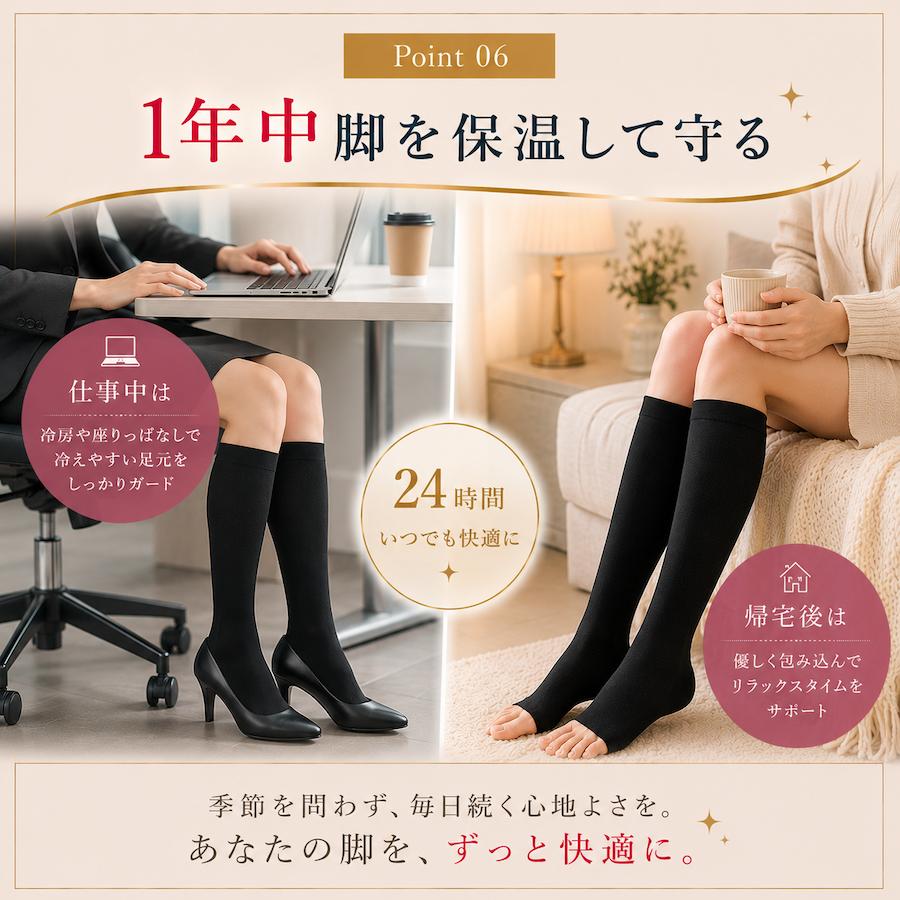 着圧ソックス 着圧タイツ 弾性ストッキング 医療用 レディース むくみ