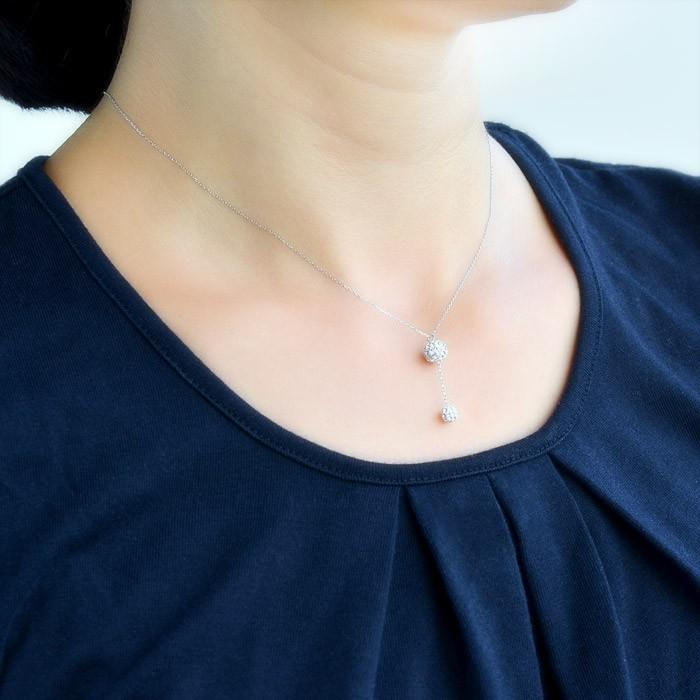 ネックレス 18金 スワロフスキー 日本製 18k ペンダント ネックレス 18金 スワロフスキー 日本製 18k ペンダント
