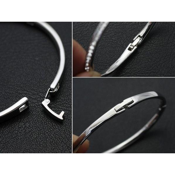 返品保証 スワロフスキー エレメント ブレスレット K18 18金GP 18k 