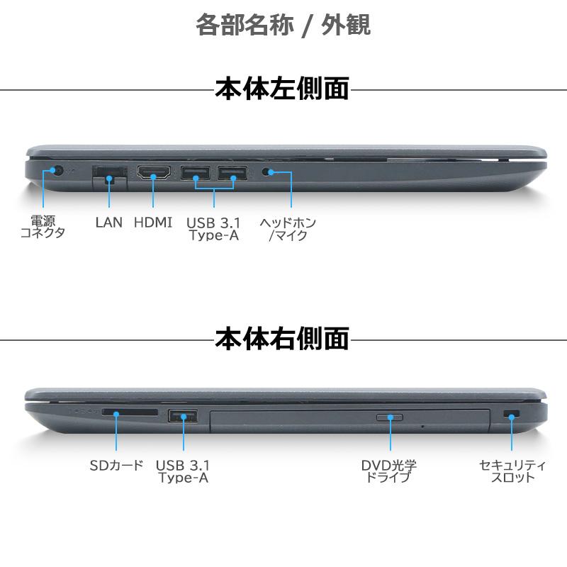 日本HP 【第8世代 Core i5×WEBカメラ】HP 250 G7/メモリ:8GB~32GB/SSD