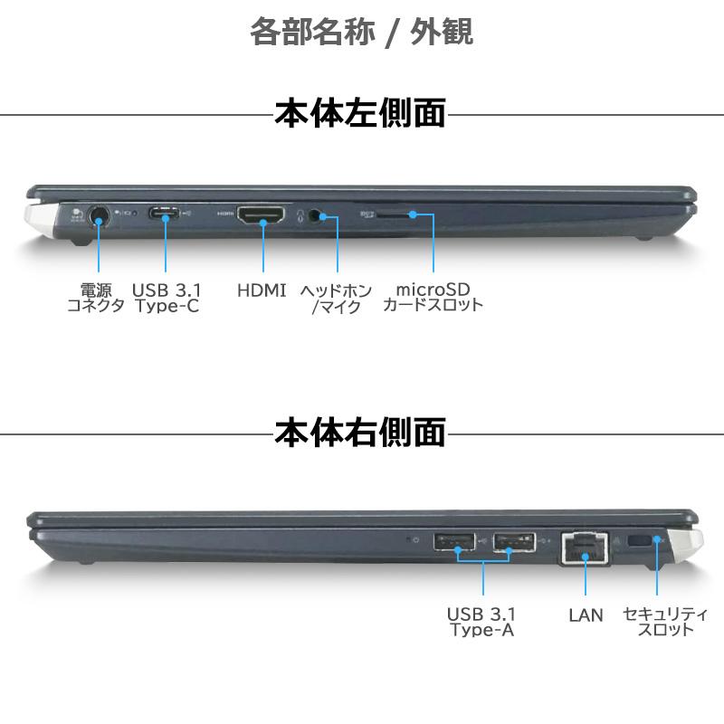 dynabook G 【WEBカメラ×フルHD】東芝 G83/第10世代 Core i5