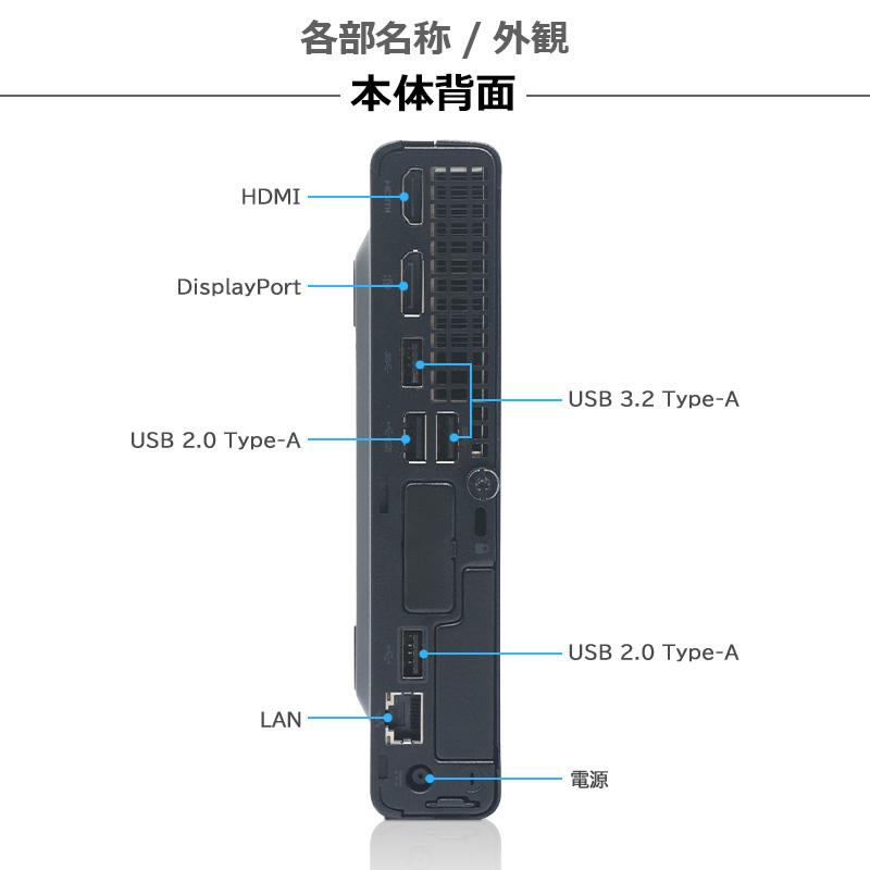 ProDesk 【10世代i5×超小型筐体】/HP 400 G6 DM/第10世代 Core i5