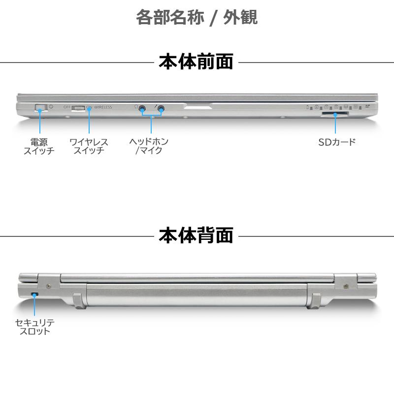 Panasonic Let's note - CF-LX6 高性能 第7世代 Core i5 メモリ