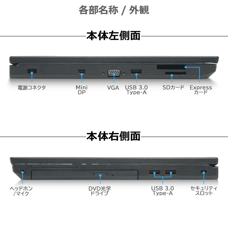ThinkPad L Lenovo L570 第7世代 Core i5-7200U 新品SSD 512GB ThinkPad L Lenovo L570 第7世代 Core i5-7200U 新品SSD 512GB