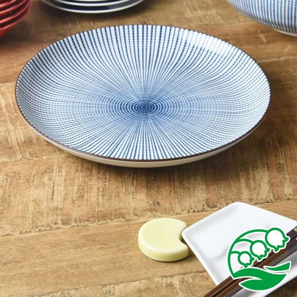 大皿 おしゃれ 盛り付け皿 和食器 美濃焼 千段十草 21 6cm皿 スズラン Lily Of The Valley 通販 Yahoo ショッピング