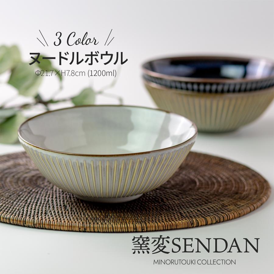 どんぶり 食器 おしゃれ 洋食器 美濃焼 Sendan 窯変 ヌードルボウル 21 7cm 食器