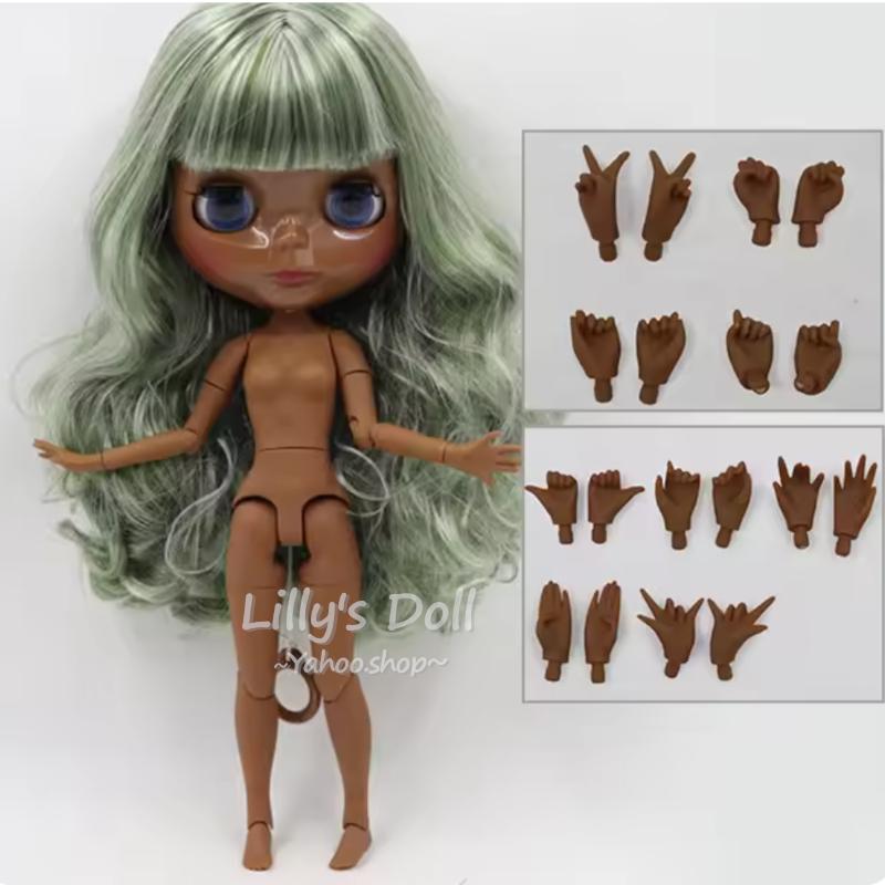 アイシードールカスタム‪‪❤︎‬コッパー❤︎ アイシードール スーパーブラック おもちゃ 着せ替え 人形