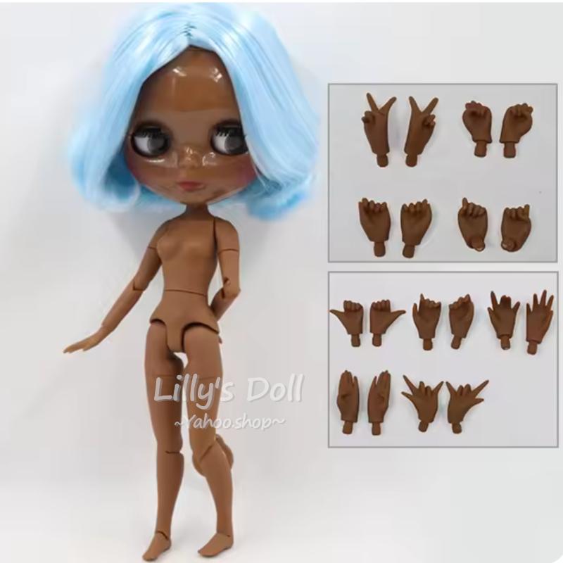 カスタム　アイシードール　214 アイシードール スーパーブラック おもちゃ 着せ替え 人形