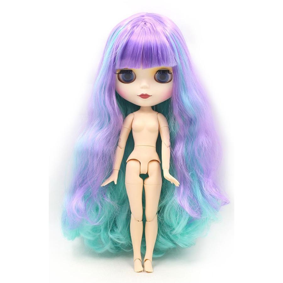 アイシードールカスタム❤︎パープルシルバー❤︎ アイシードール サーモチェンジ ヘアカラー変化 可動ボディ 1/6 ドール