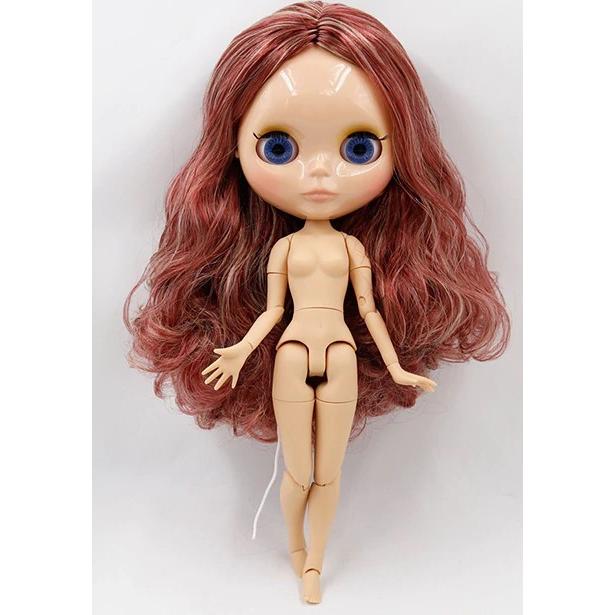 カスタムアイシードール　赤毛の可愛い子　フェイスアップ＆エポキシアイ カスタムアイシードール 赤毛の可愛い子 フェイスアップ＆エポキシアイ