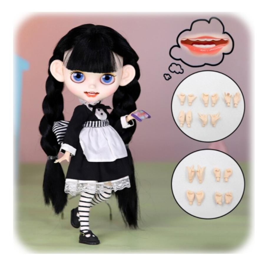 プレゼント 着せ替え人形 アイシードール オープンマウス 服 靴