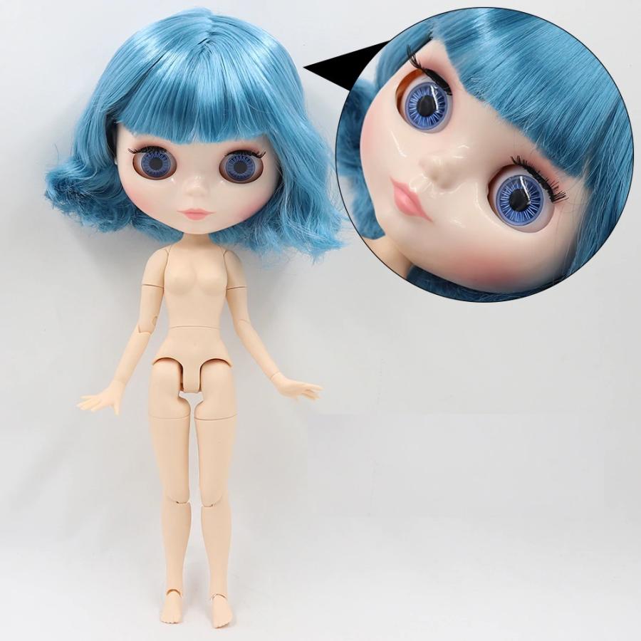 カスタムアイシードール　ネオサイズ　白ワンピース付　ブラウンmix ショート カスタムアイシードール ネオサイズ 白ワンピース付 ブラウンmix