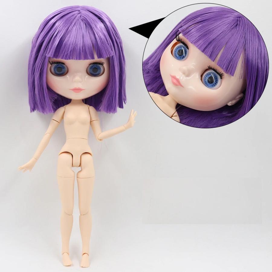 アイシードールカスタム♡ピンクアッシュ♡ アイシードール ピンクミックスヘアー 可動ボディ 1/6ドール