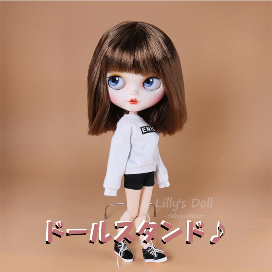 カスタム アイシードール アウトフィット スタンド 付き❤ 天然石使用❣ タン肌 アイシードール 可動ボディ 1/6ドール カスタムドール ICY 着せ