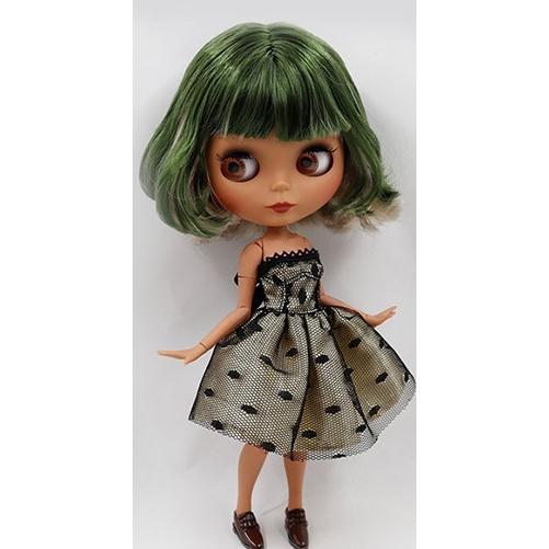 【週末セール】カスタムアイシードール (本体のみ)ピンクプラチナ　ロングウェーブ カスタムアイシードール (本体のみ)＊ピンクプラチナ ロングウェーブ