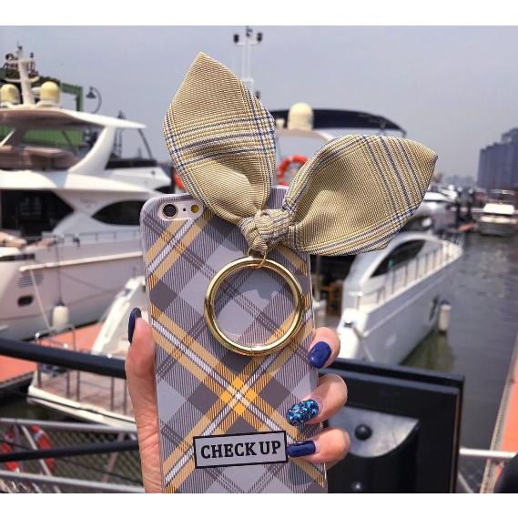 メール便送料無料 iPhone アイフォン ケース  iPhone7 iphone7plus うさ耳 ストライプ リング マリン 可愛い チェック |  | 01