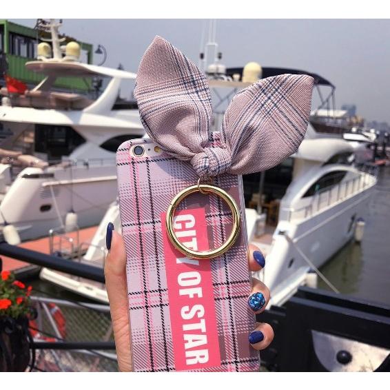 メール便送料無料 iPhone アイフォン ケース  iPhone7 iphone7plus うさ耳 ストライプ リング マリン 可愛い チェック |  | 02