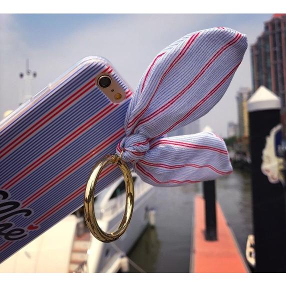 メール便送料無料 iPhone アイフォン ケース  iPhone7 iphone7plus うさ耳 ストライプ リング マリン 可愛い チェック |  | 05